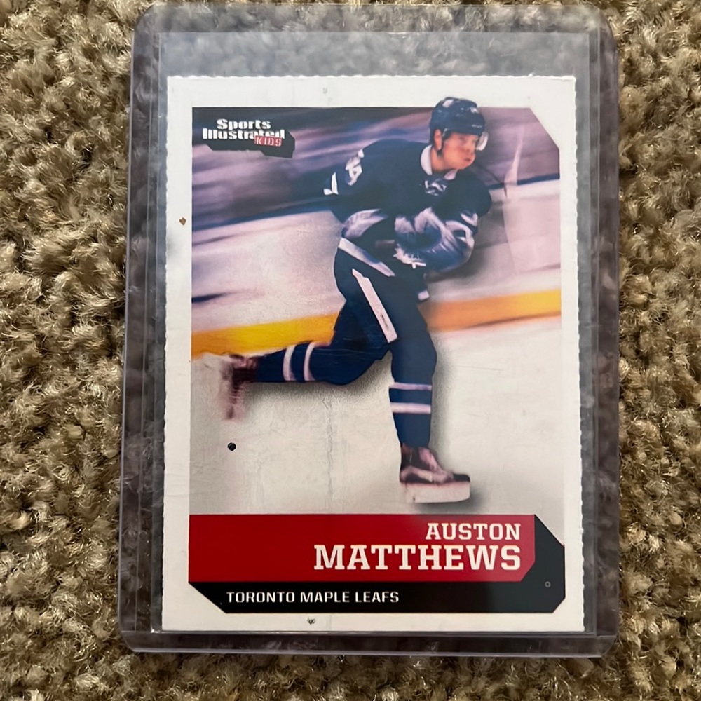 Sports Illustrated for Kids Auston Matthews Rookie card